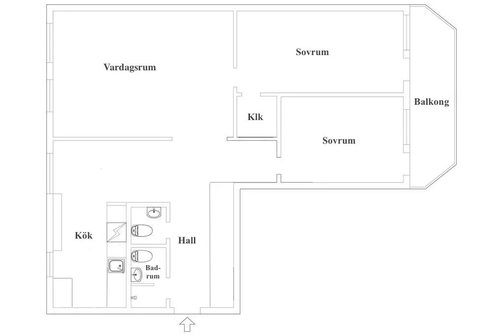 Hyreslägenhet på Lomma i lomma