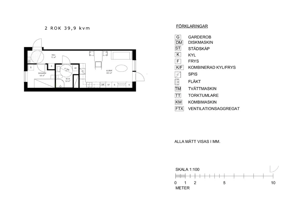 Hyreslägenhet på Nässjö i nassjo