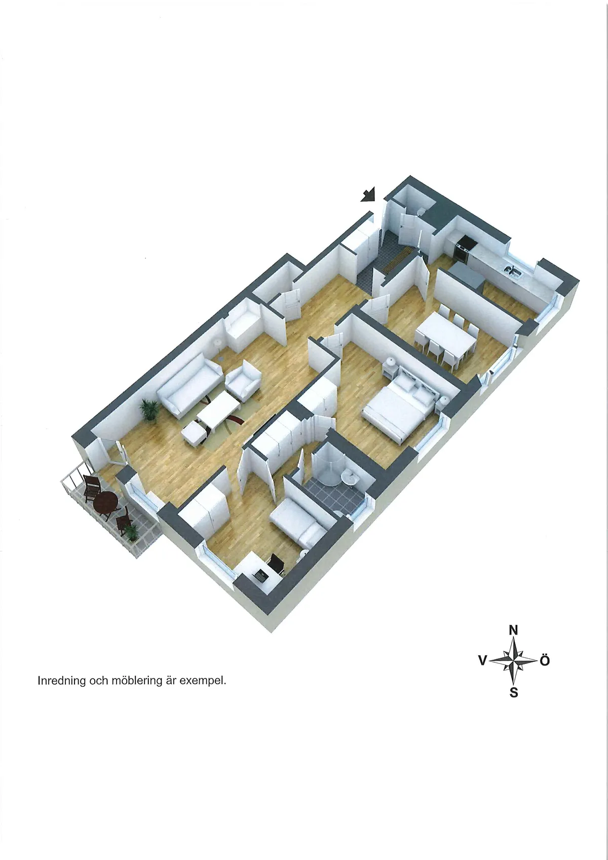 Hyreslägenhet på Borås i boras