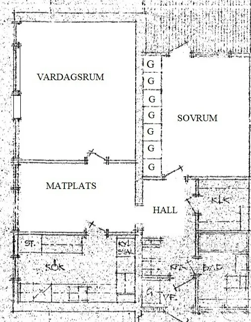 Hyreslägenhet på Klippan i klippan