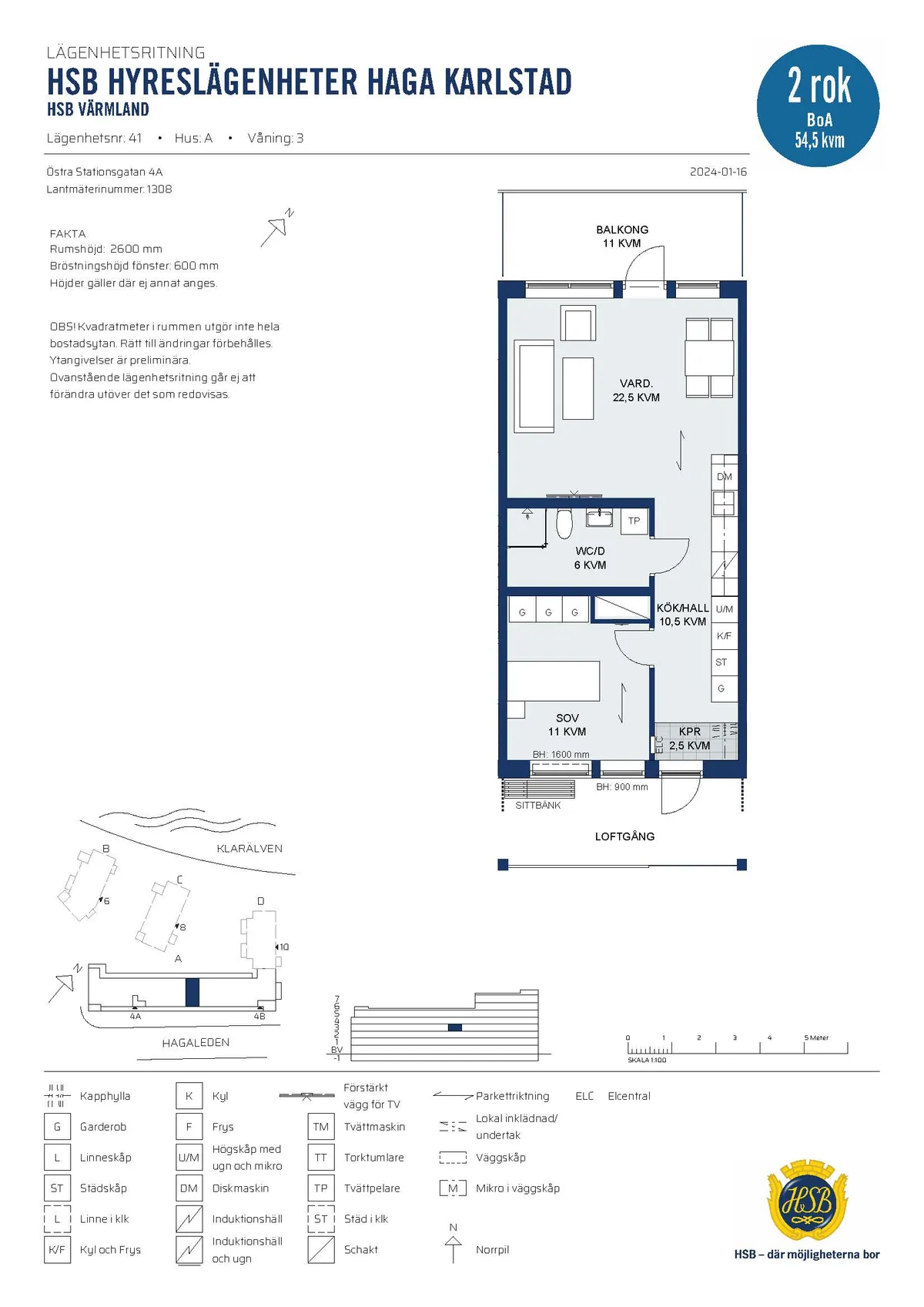 Hyreslägenhet på Karlstad i karlstad