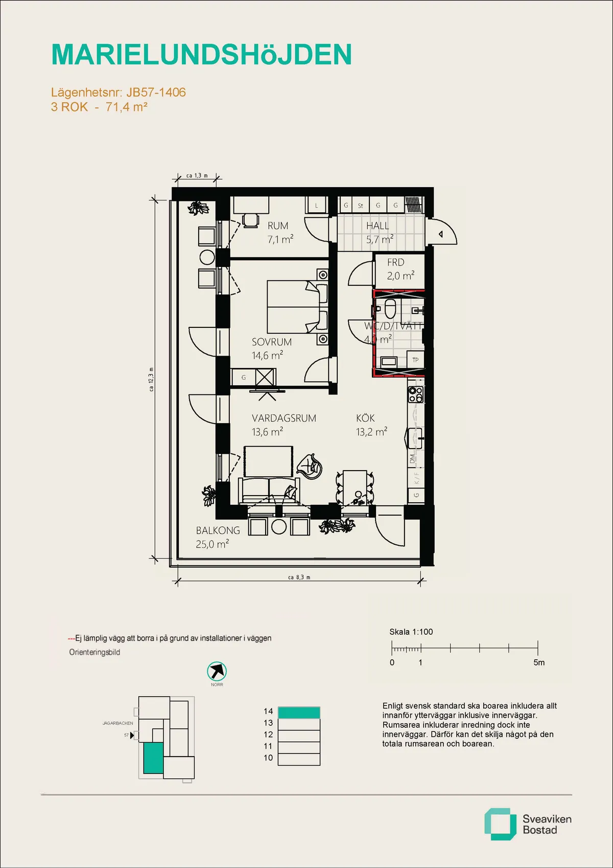 Hyreslägenhet på Mariefred i mariefred