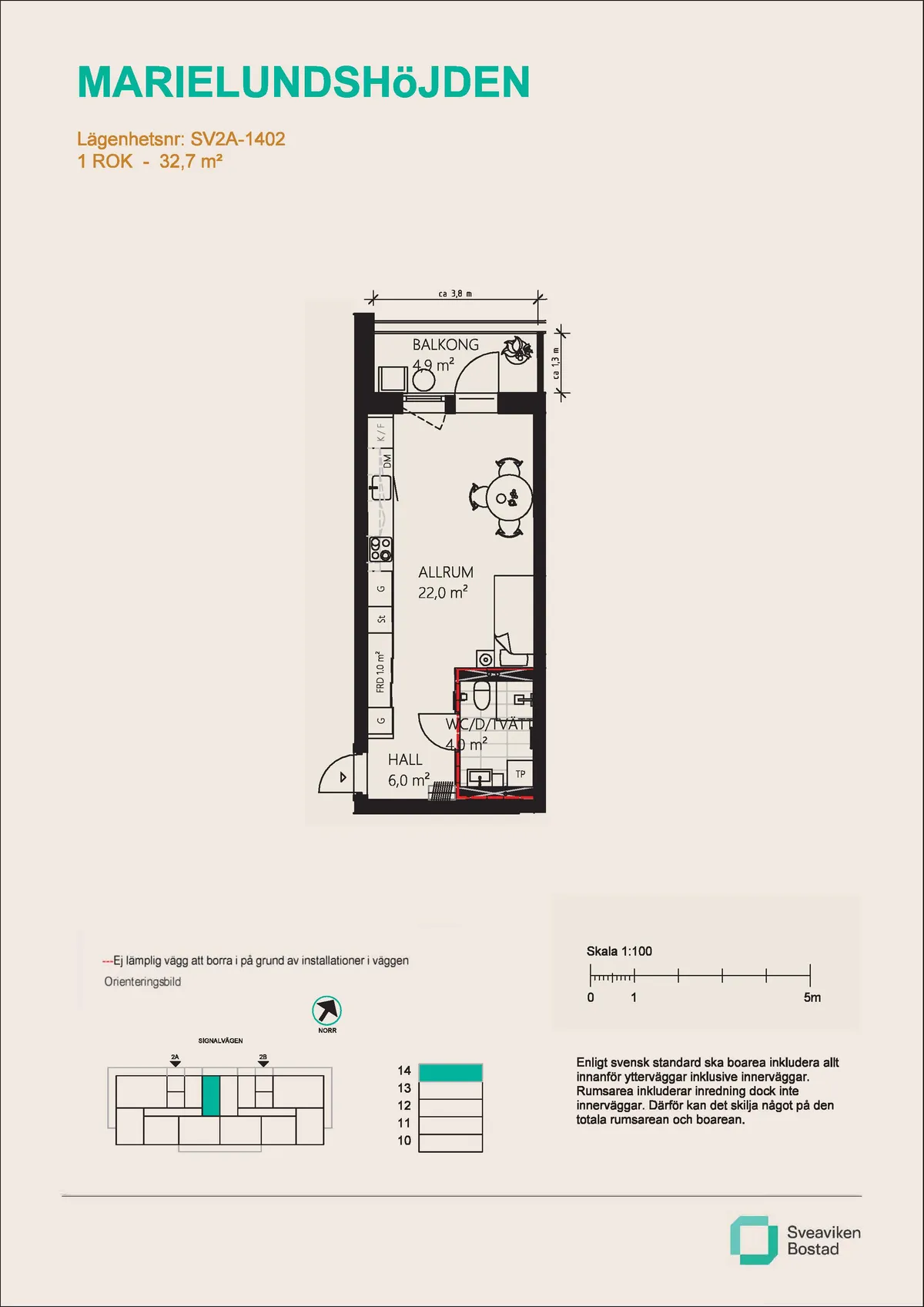Hyreslägenhet på Mariefred i mariefred