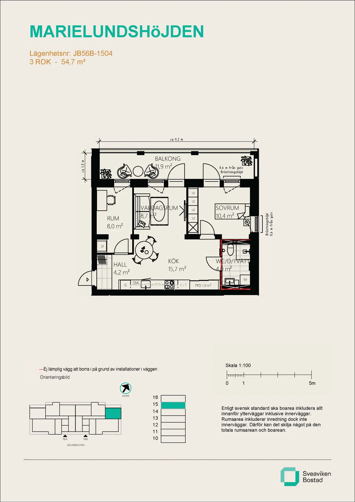 Hyreslägenhet på Mariefred i mariefred
