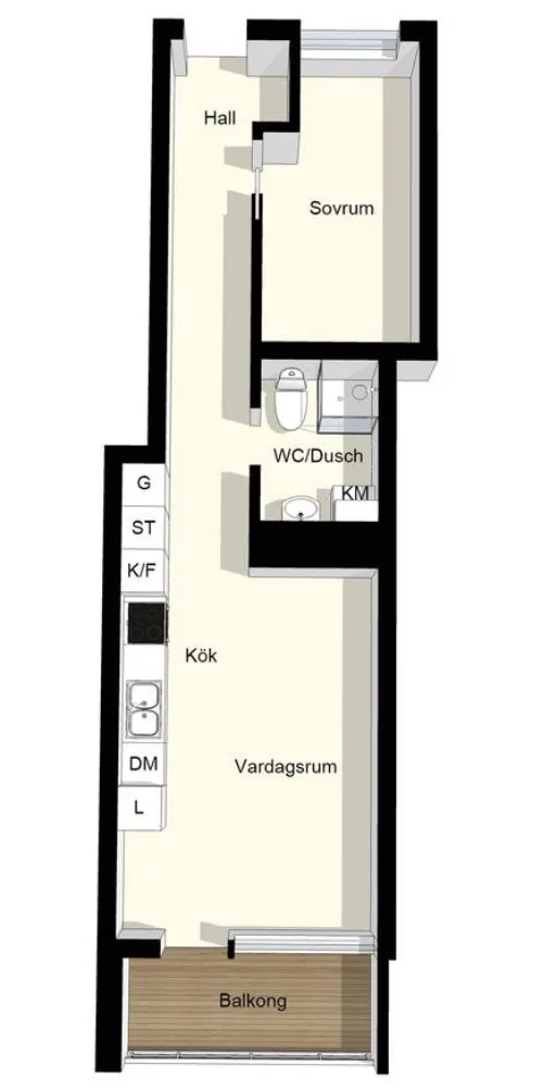 Hyreslägenhet på Sundbyberg i sundbyberg