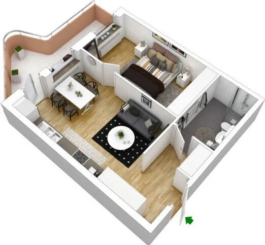 Hyreslägenhet på Halmstad i halmstad