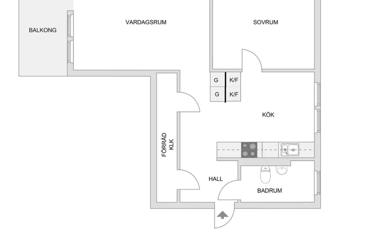 Hyreslägenhet på Kista i kista