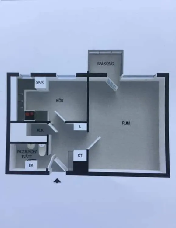 Hyreslägenhet på Bandhagen i bandhagen