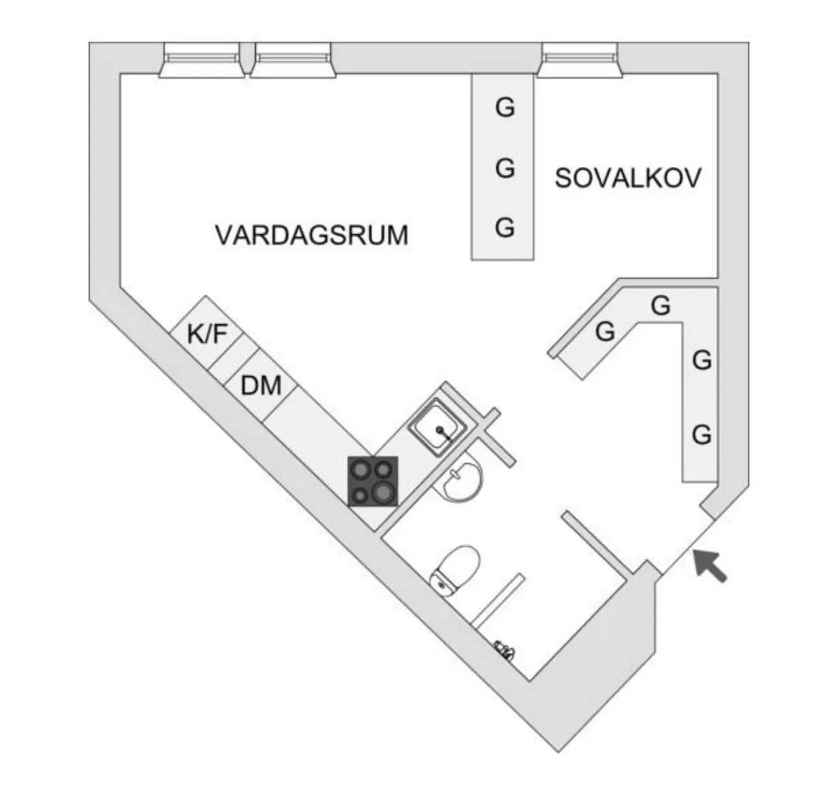 Hyreslägenhet på Göteborg i goteborg