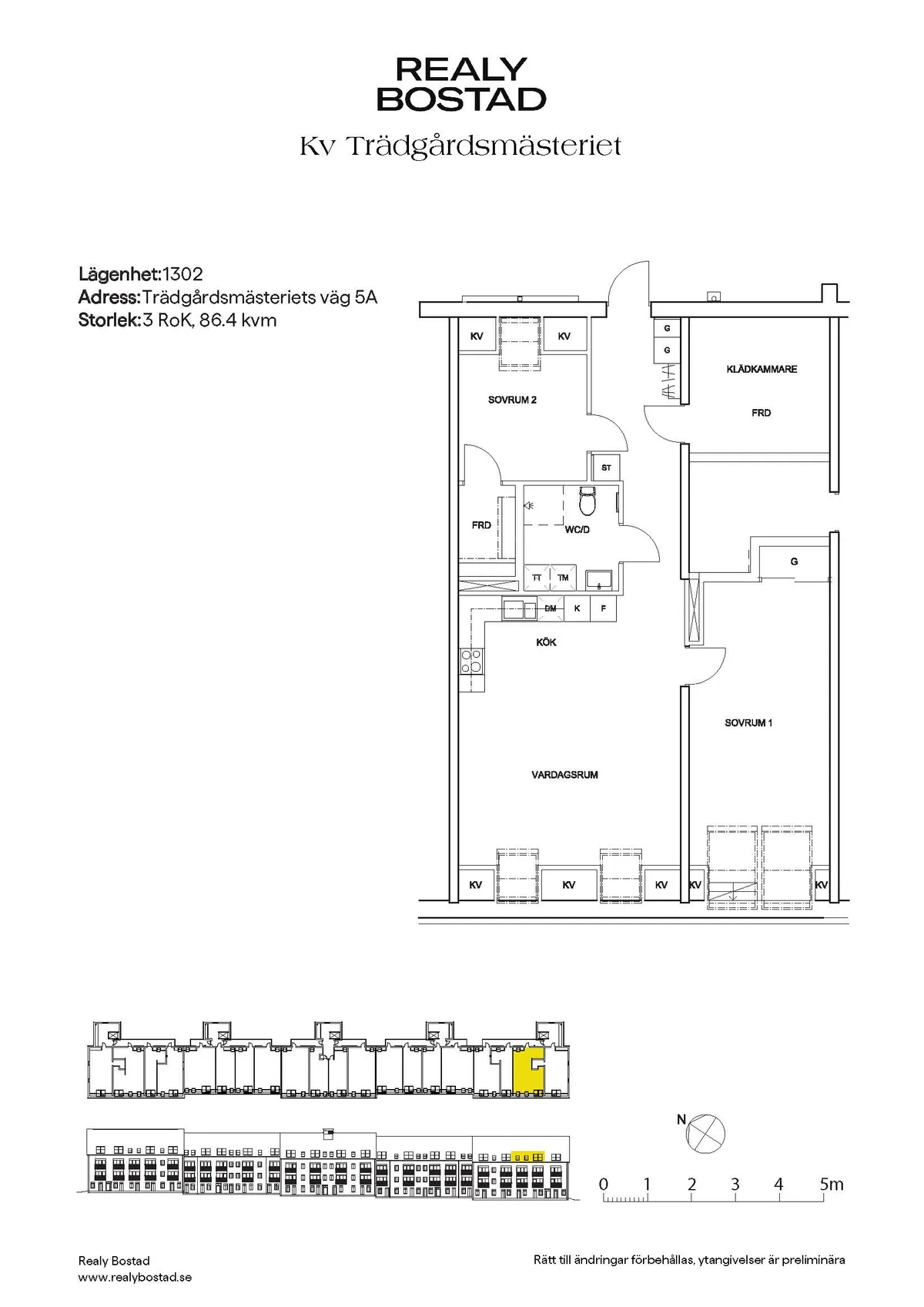 Hyreslägenhet på Märsta i marsta