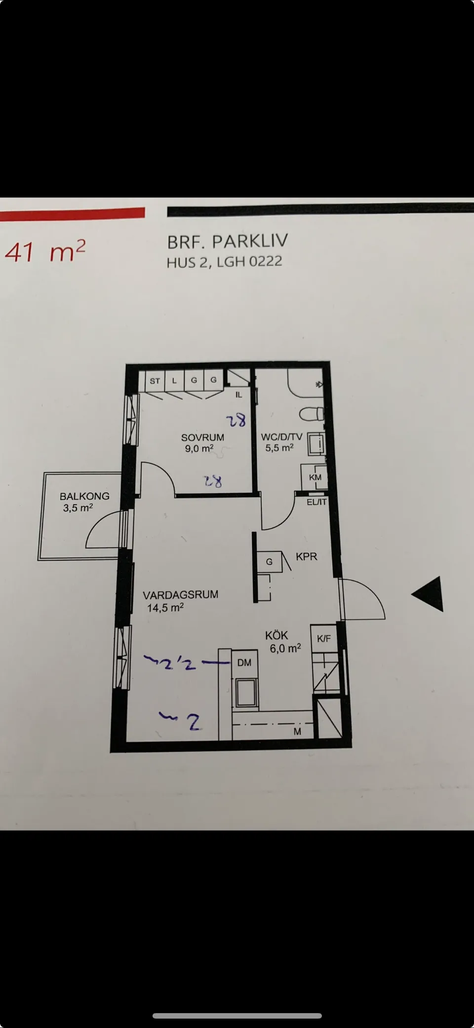 Hyreslägenhet på Täby i taby