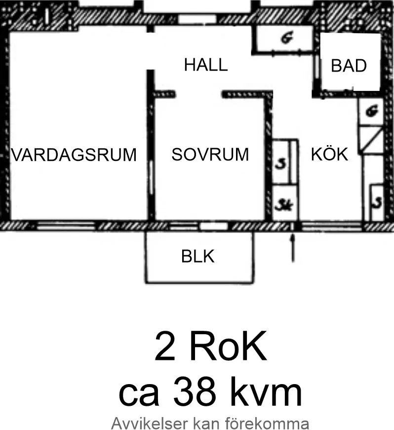 Hyreslägenhet på Västerås i vasteras