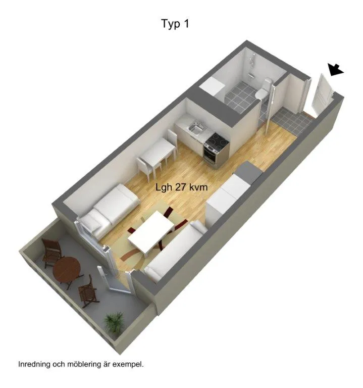 Hyreslägenhet på Västerås i vasteras