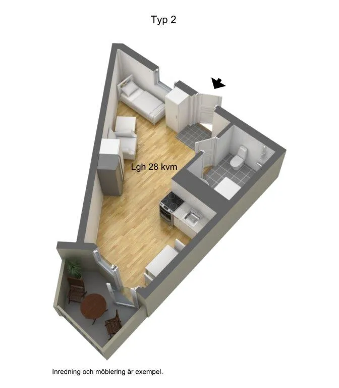 Hyreslägenhet på Västerås i vasteras