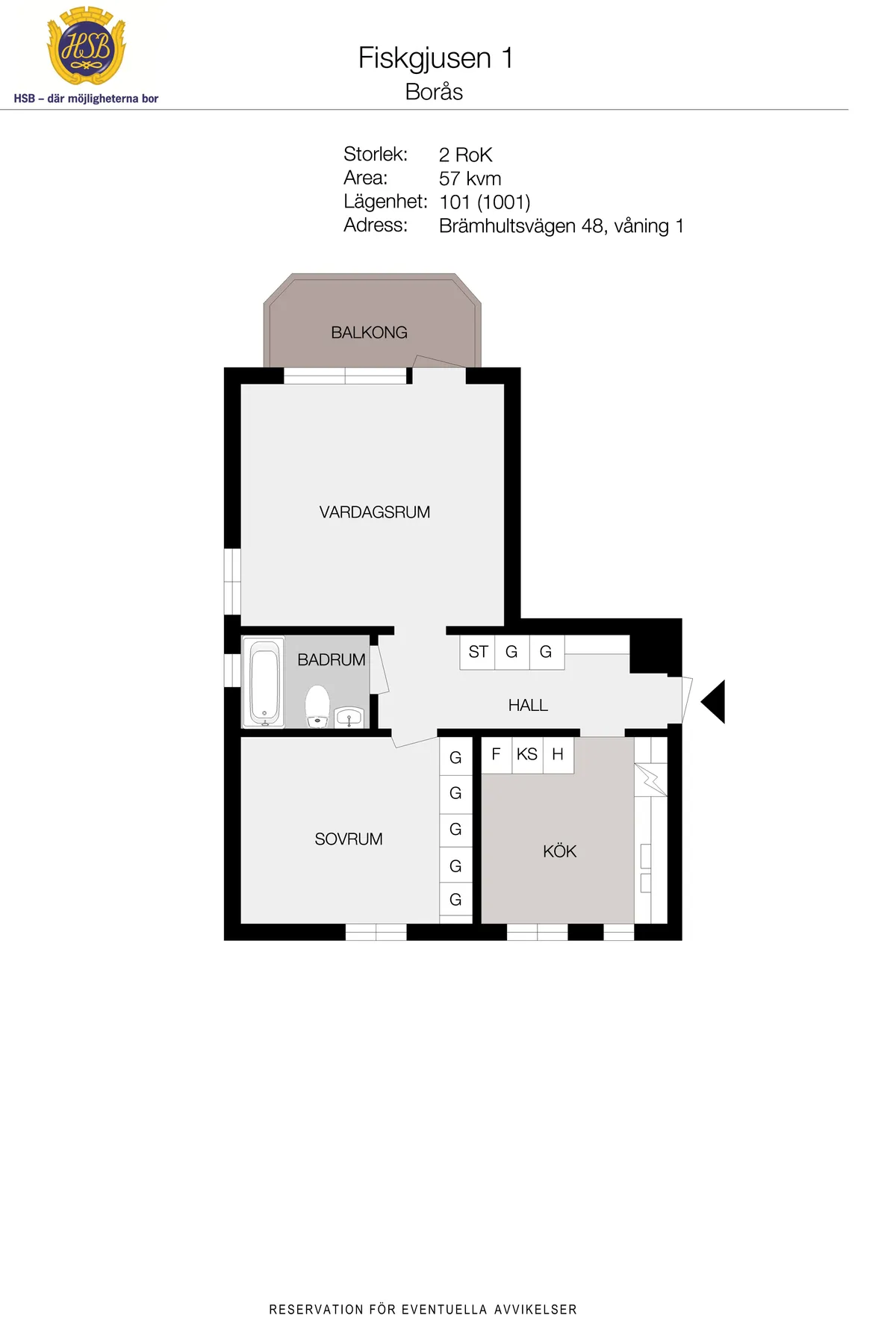 Hyreslägenhet på Borås i boras
