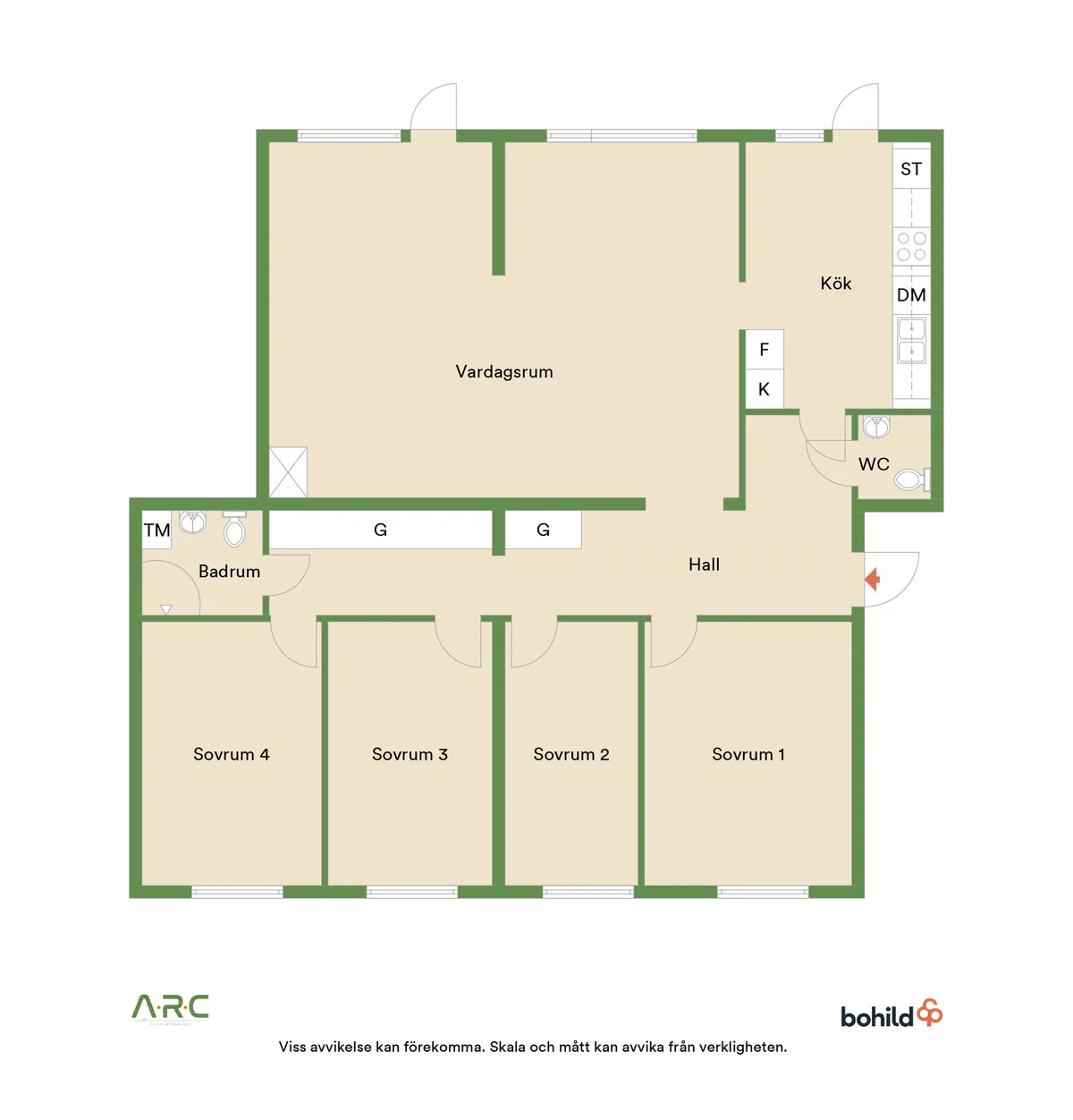 Hyreslägenhet på Älmhult i almhult