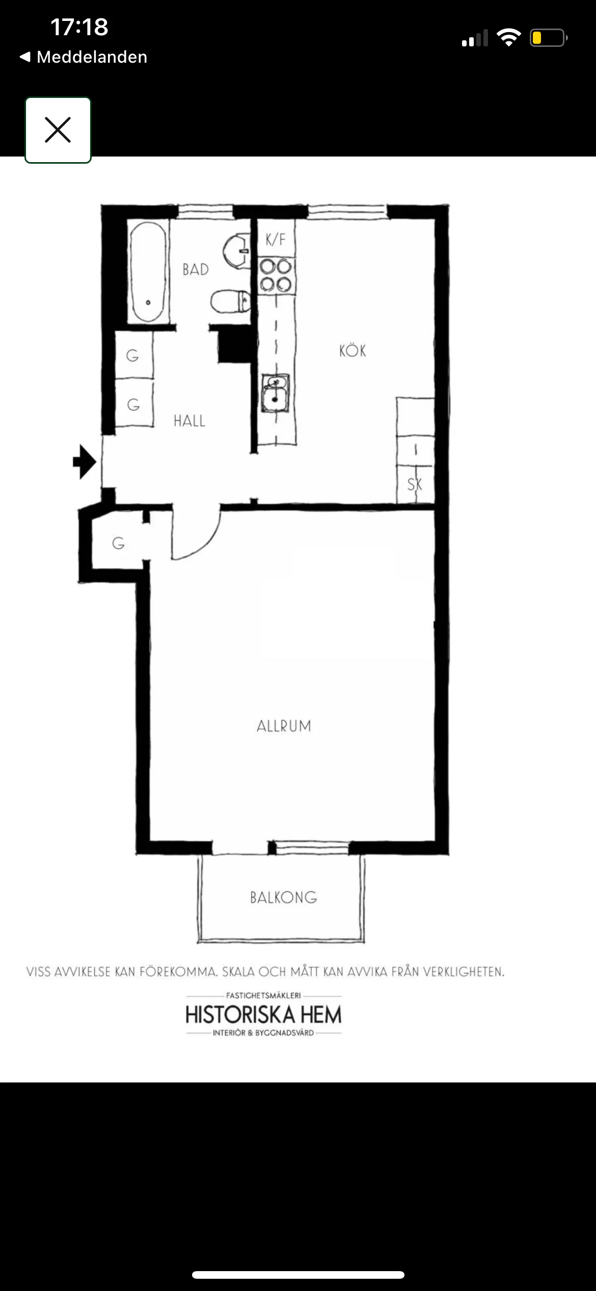 Hyreslägenhet på Enskede i enskede
