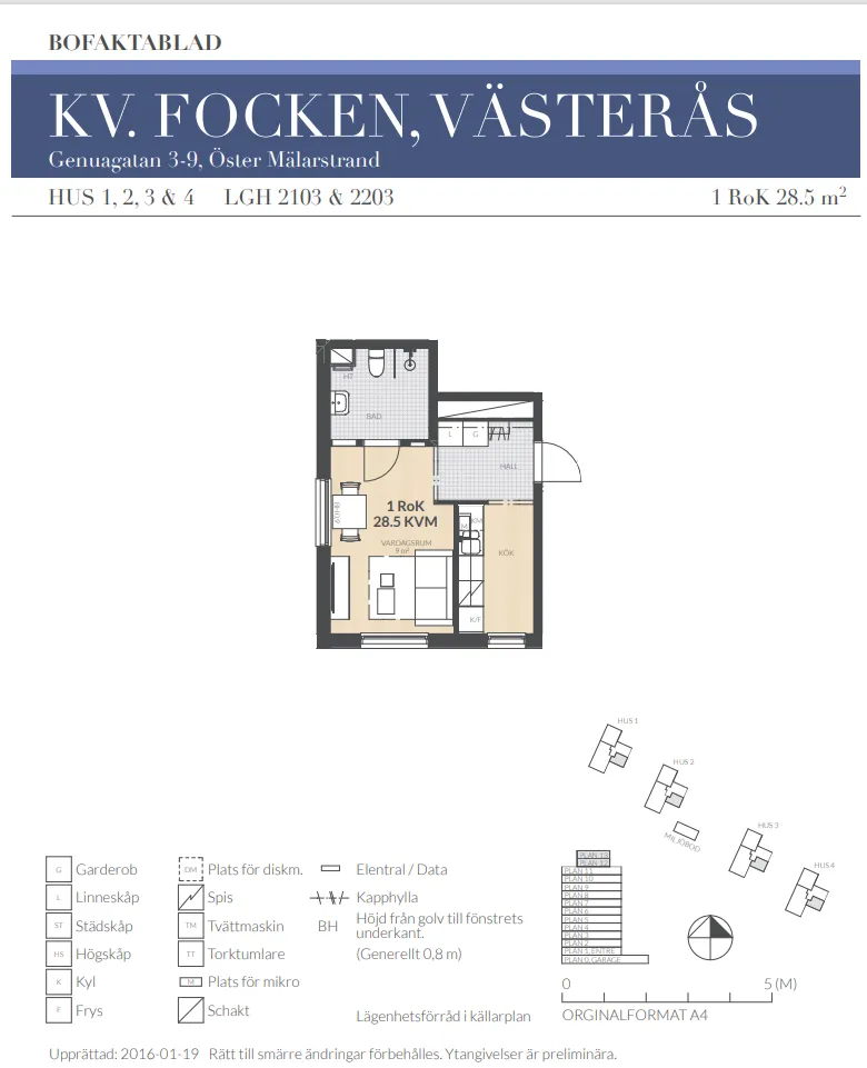 Hyreslägenhet på Västerås i vasteras