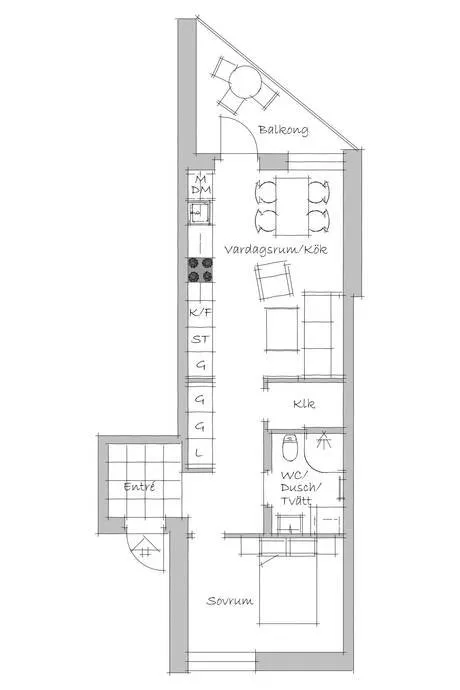 Hyreslägenhet på Lund i lund