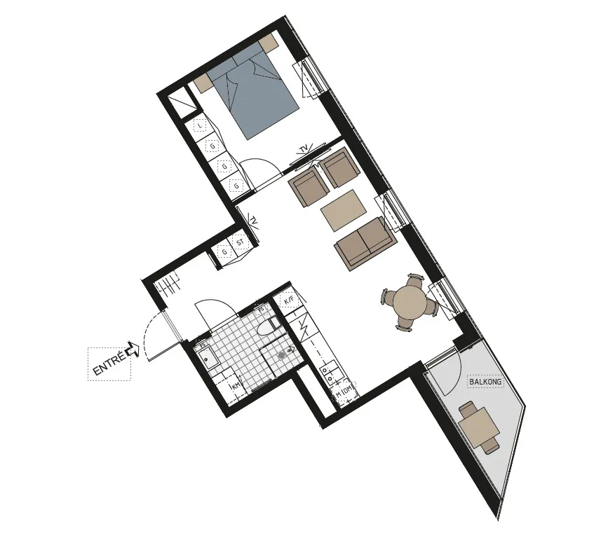 Hyreslägenhet på Stockholm i stockholm