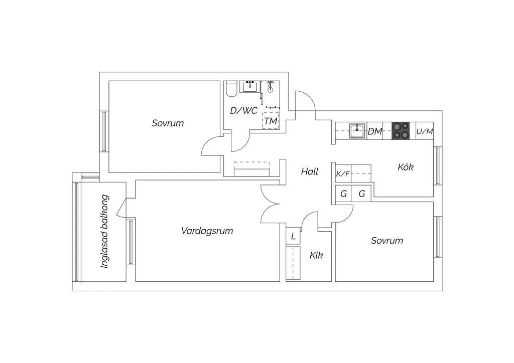 Hyreslägenhet på Kalmar i kalmar