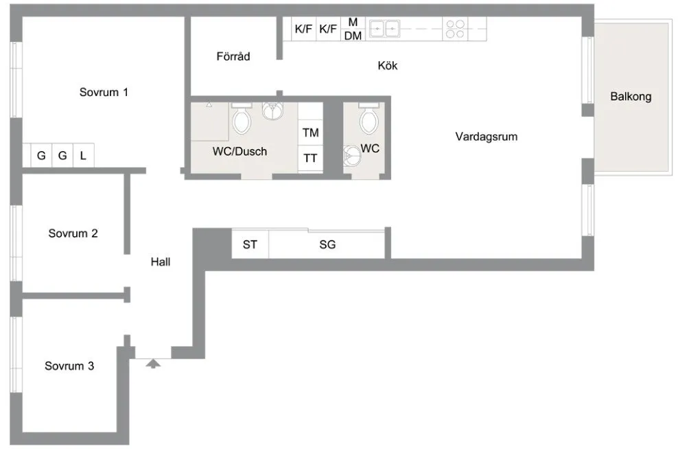 Hyreslägenhet på Malmö i malmo