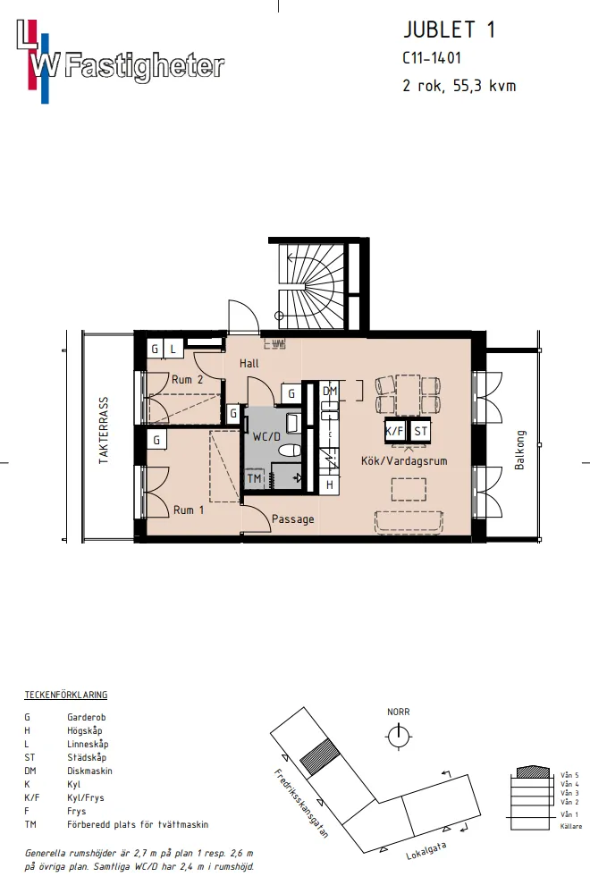 Hyreslägenhet på Kalmar i kalmar