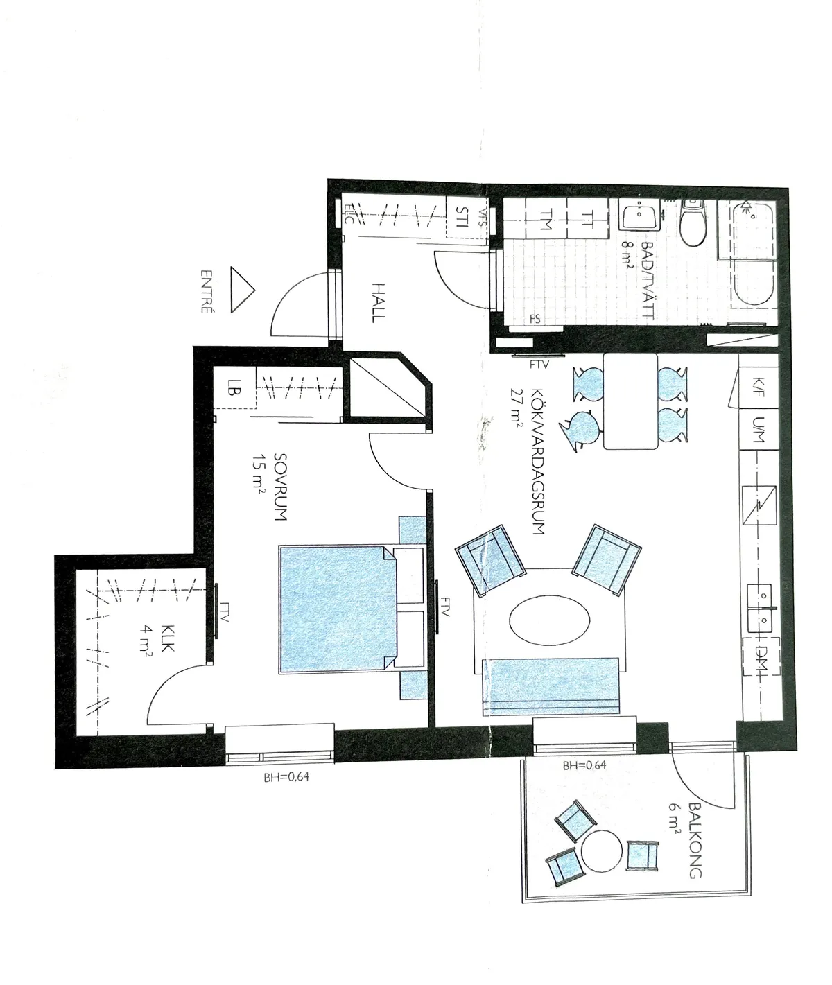 Hyreslägenhet på Lomma i lomma