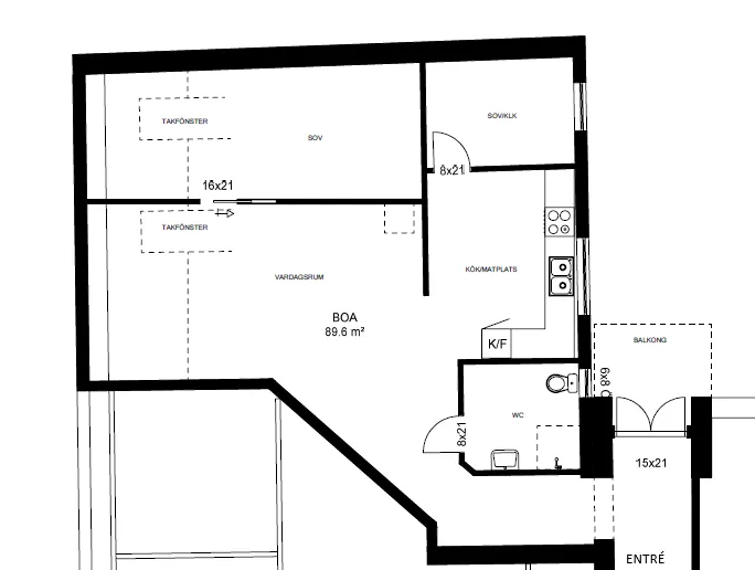 Hyreslägenhet på Alingsås i alingsas
