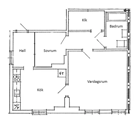 Hyreslägenhet på Motala i motala