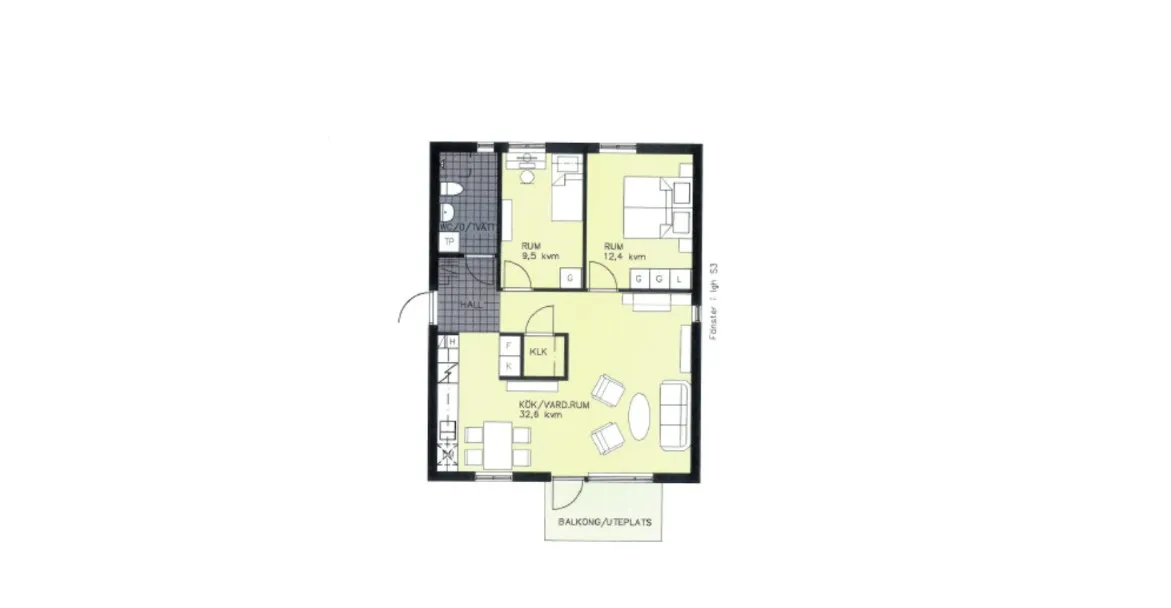 Hyreslägenhet på Alingsås i alingsas