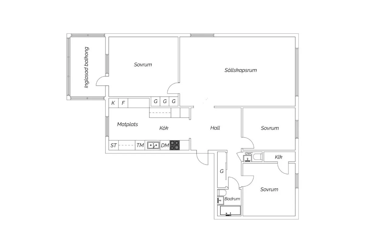 Hyreslägenhet på Simrishamn i simrishamn