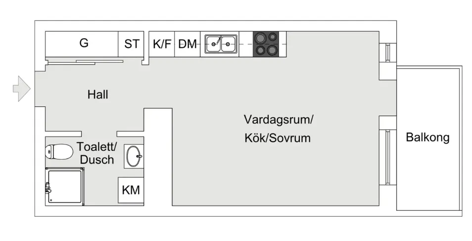 Hyreslägenhet på Stockholm i stockholm