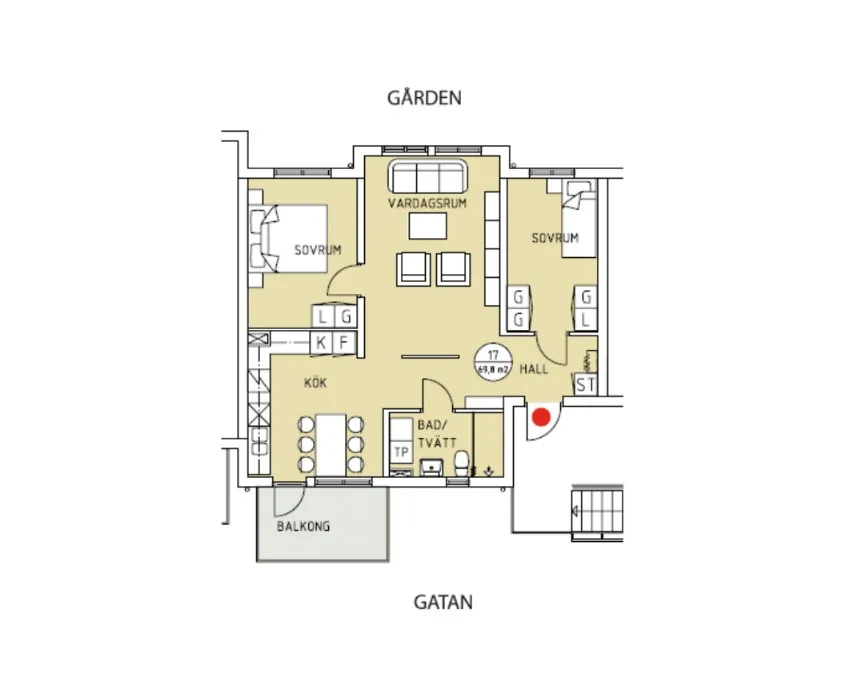 Hyreslägenhet på Alingsås i alingsas