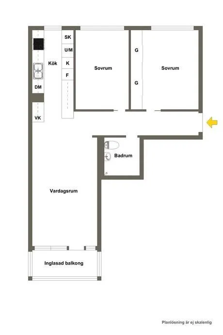 Hyreslägenhet på Alingsås i alingsas