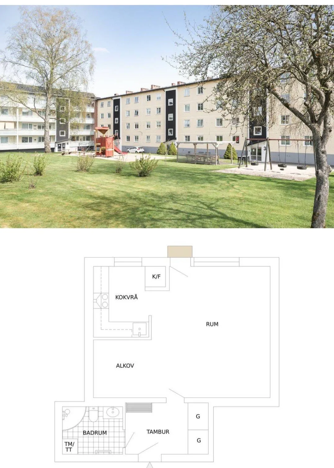 Hyreslägenhet på Borås i boras