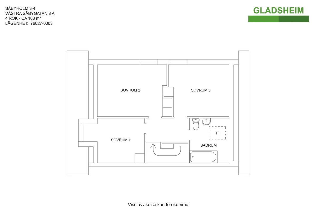 Hyreslägenhet på Kungsör i kungsor