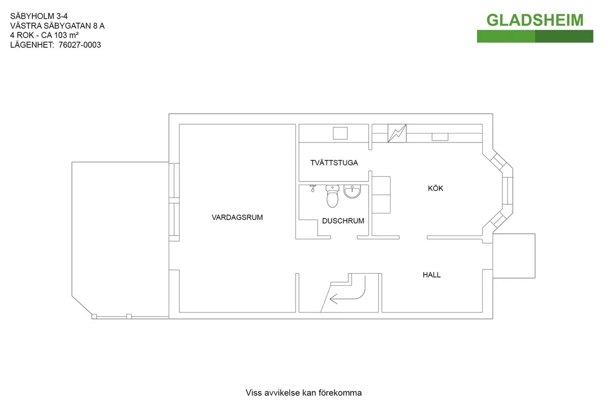 Hyreslägenhet på Kungsör i kungsor