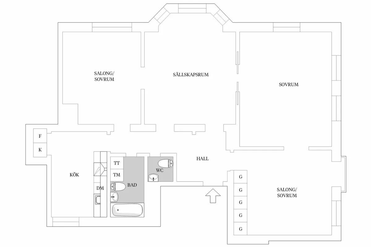 Hyreslägenhet på Malmö i malmo