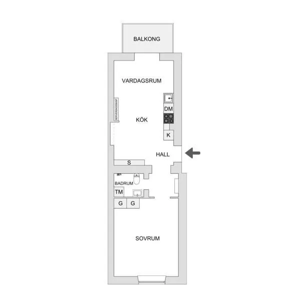 Hyreslägenhet på Stockholm i stockholm