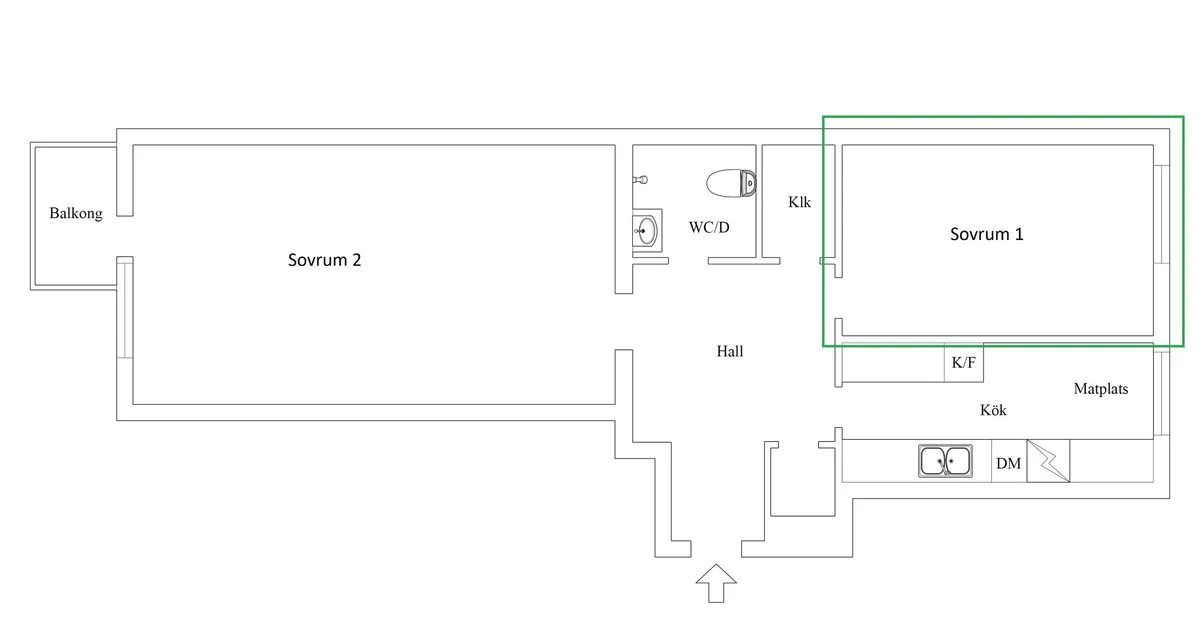 Hyreslägenhet på Solna i solna