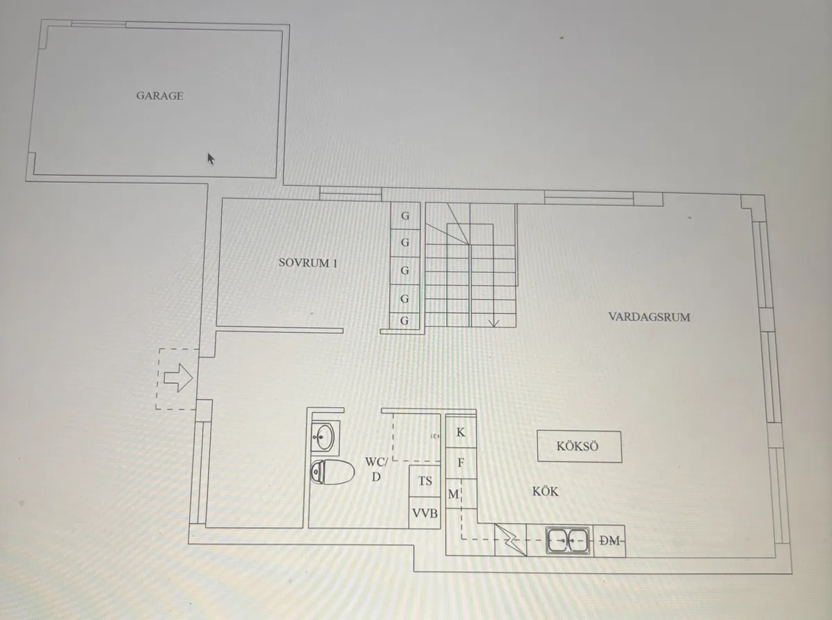 Hyresbostad på Sigtuna i sigtuna