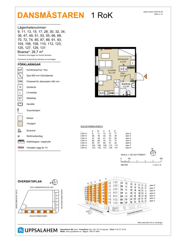 Hyreslägenhet på Uppsala i uppsala