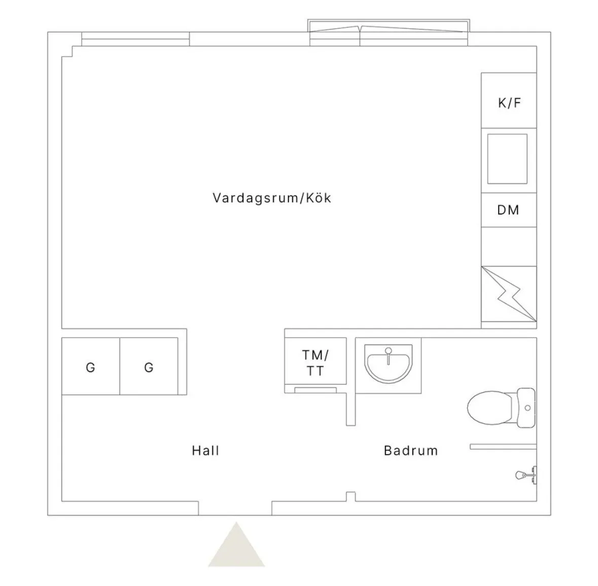 Hyreslägenhet på Bromma i bromma