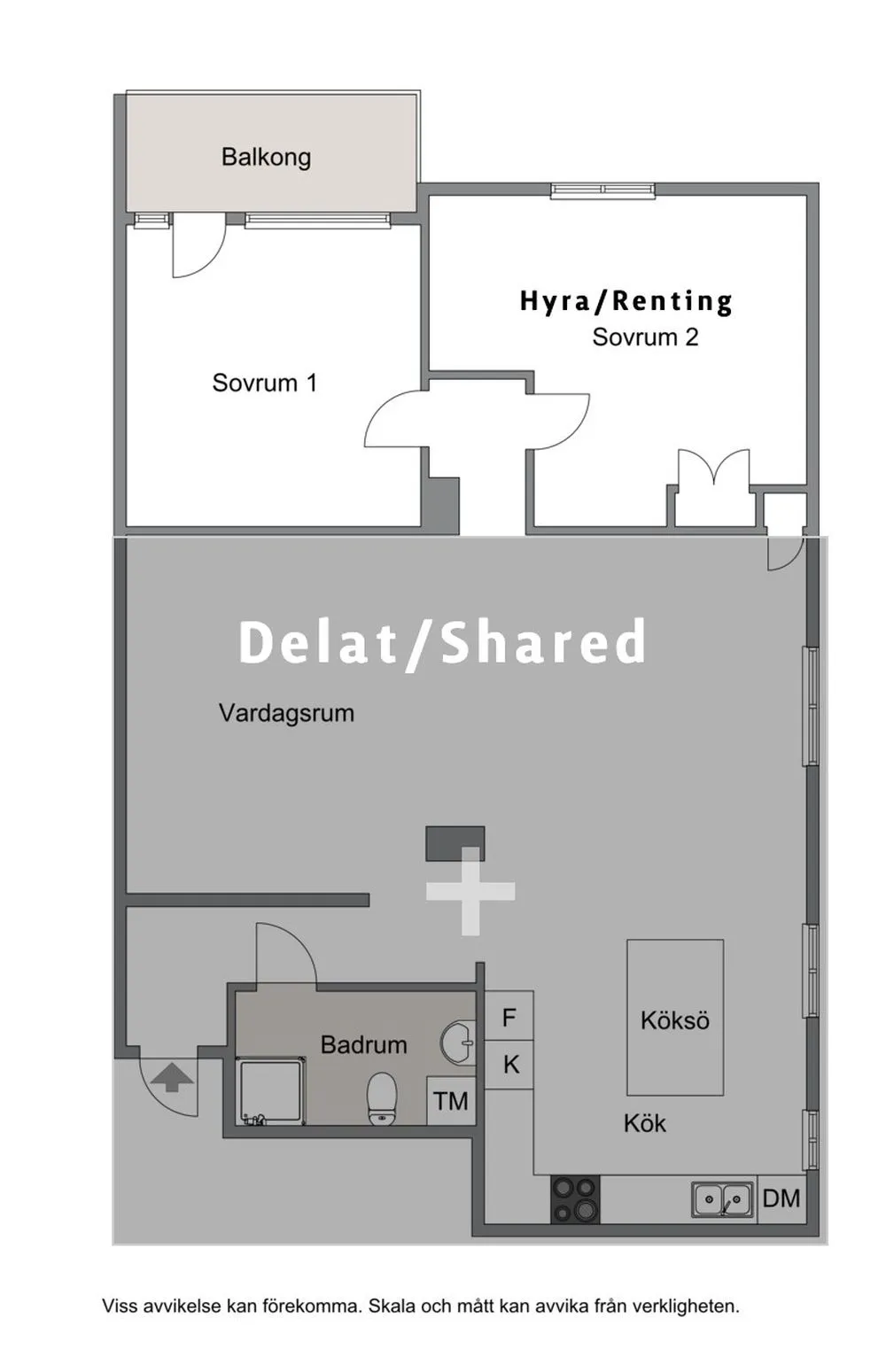 Hyreslägenhet på Solna i solna