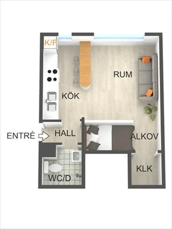 Hyreslägenhet på Stockholm i stockholm