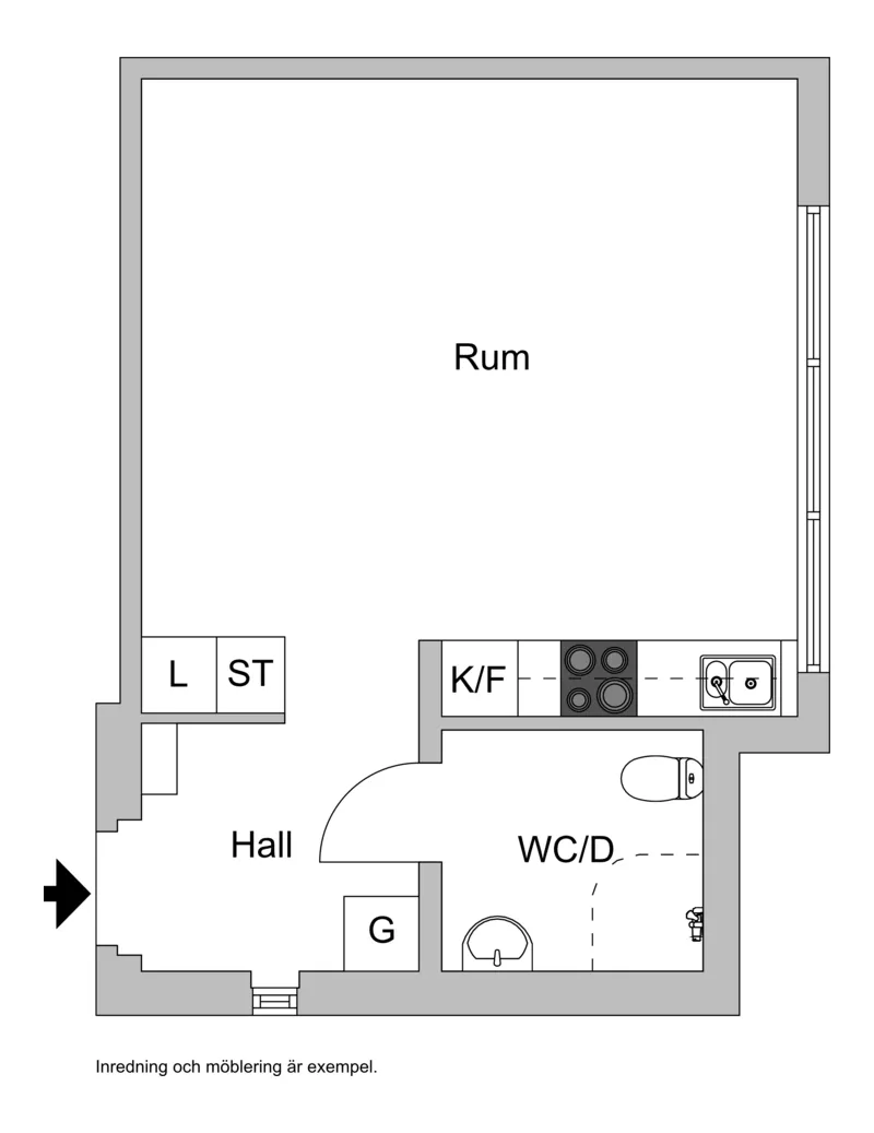 Hyreslägenhet på Halmstad i halmstad