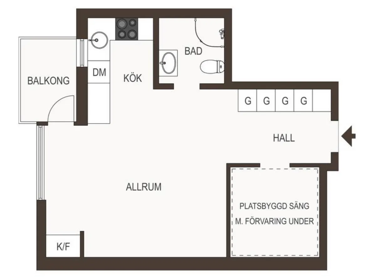 Hyreslägenhet på Stockholm i stockholm