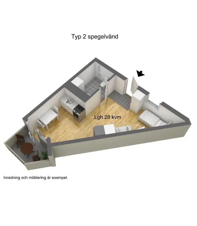 Hyreslägenhet på Västerås i vasteras