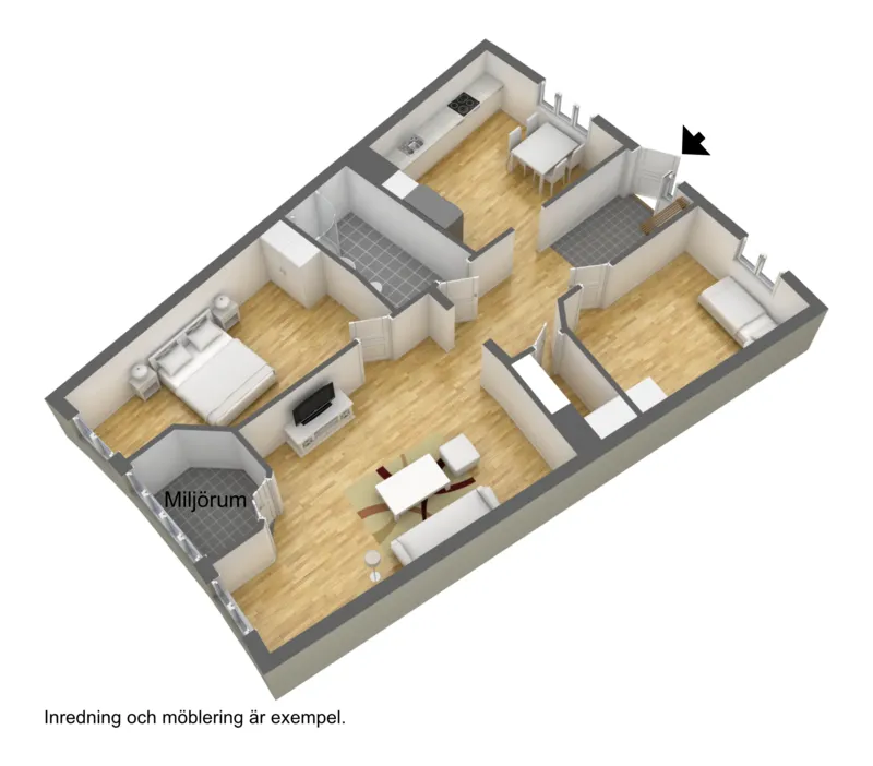 Hyreslägenhet på Borås i boras